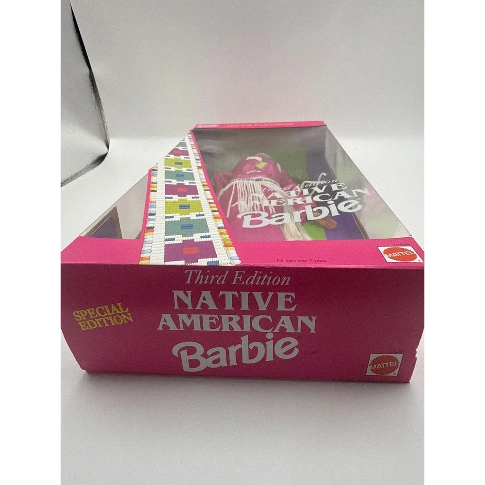 Mattel 1994 Native American Barbie 3rd Edition Dolls of the World 12699 New Box
